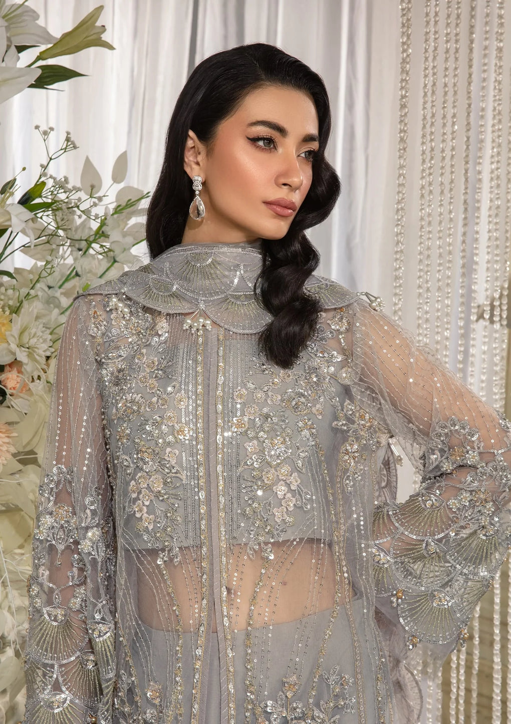 Elaf Premium | Evara Formals 24 | EFE-04 DOVE -  Elaf Premium The Formal Exhibit - Original Designer Dress - House of Maryam