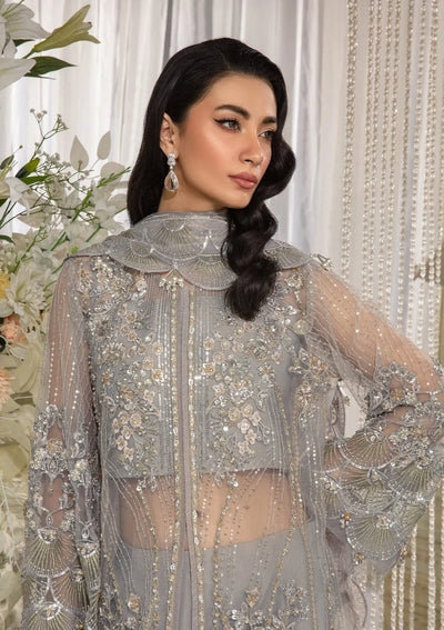 Elaf Premium | Evara Formals 24 | EFE-04 DOVE -  Elaf Premium The Formal Exhibit - Original Designer Dress - House of Maryam