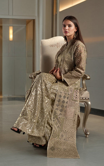 Threads and Motifs | Formal Dresses 25 | Embroidered Jacket With Blouse -  Threads and Motifs Ladies Clothes - Original Designer Dress - House of Maryam