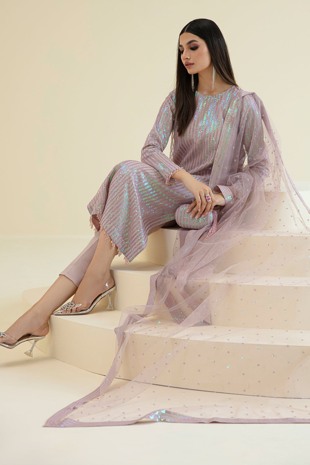 Baroque | Formals Collection | EMBROIDERED NET UF-384-4