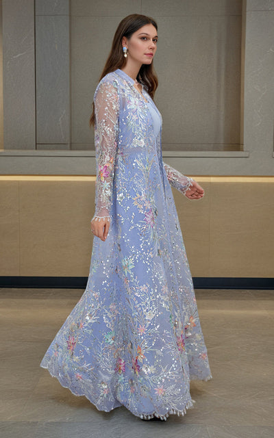 Threads and Motifs | Formal Dresses 25 | Net Embroidered Jacket -  Threads and Motifs Ladies Clothes - Original Designer Dress - House of Maryam