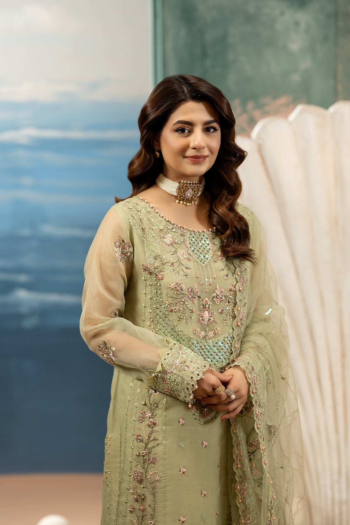 Raeesa Premium | Kimora Luxury Organza | HU-61, image 4