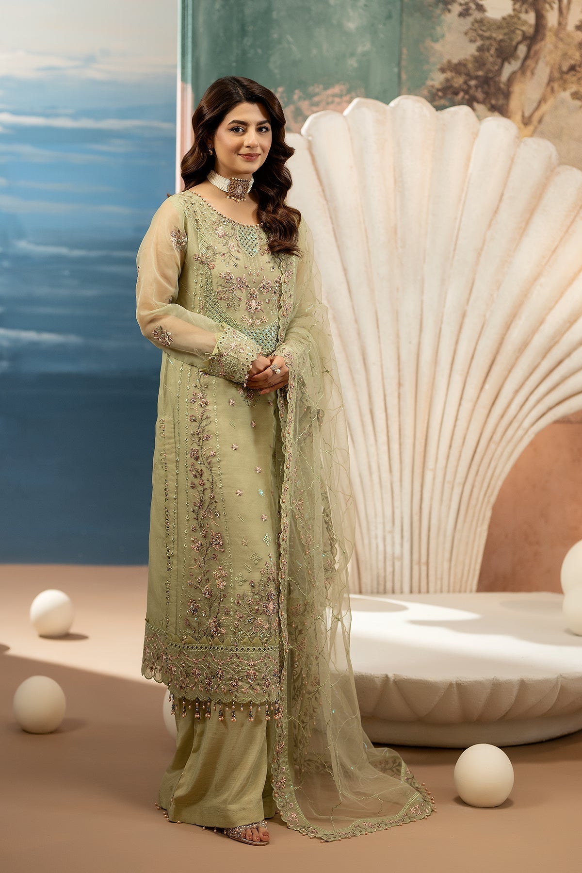 Raeesa Premium | Kimora Luxury Organza | HU-61-5