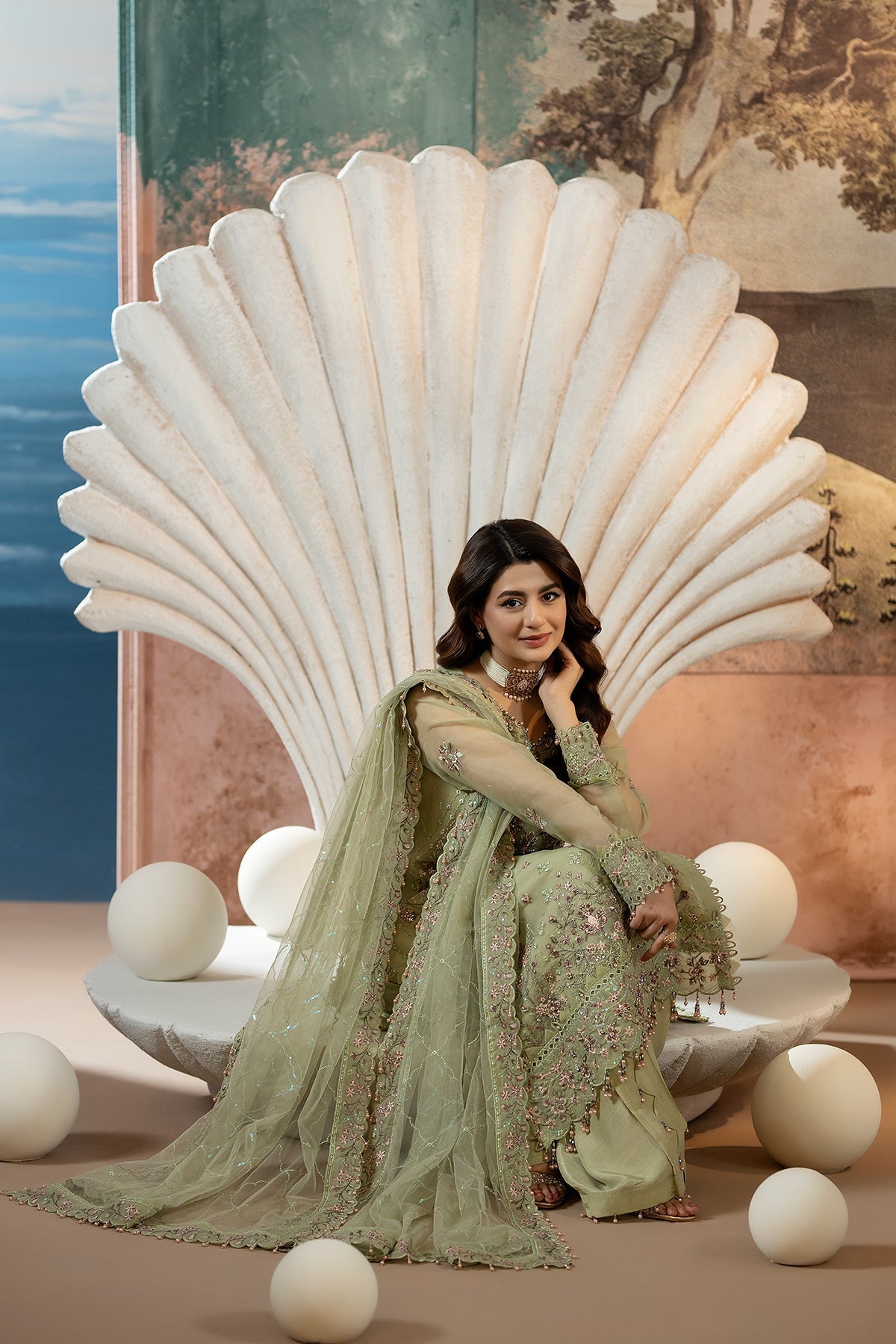 Raeesa Premium | Kimora Luxury Organza | HU-61-6