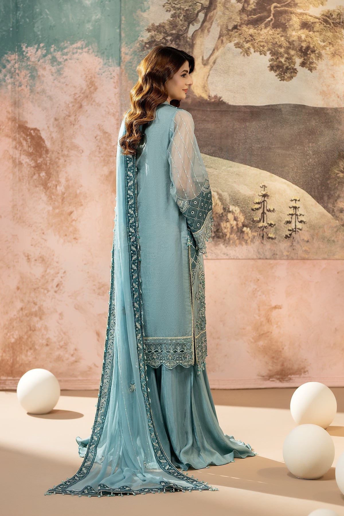 Raeesa Premium | Kimora Luxury Organza | HU-63, image 2