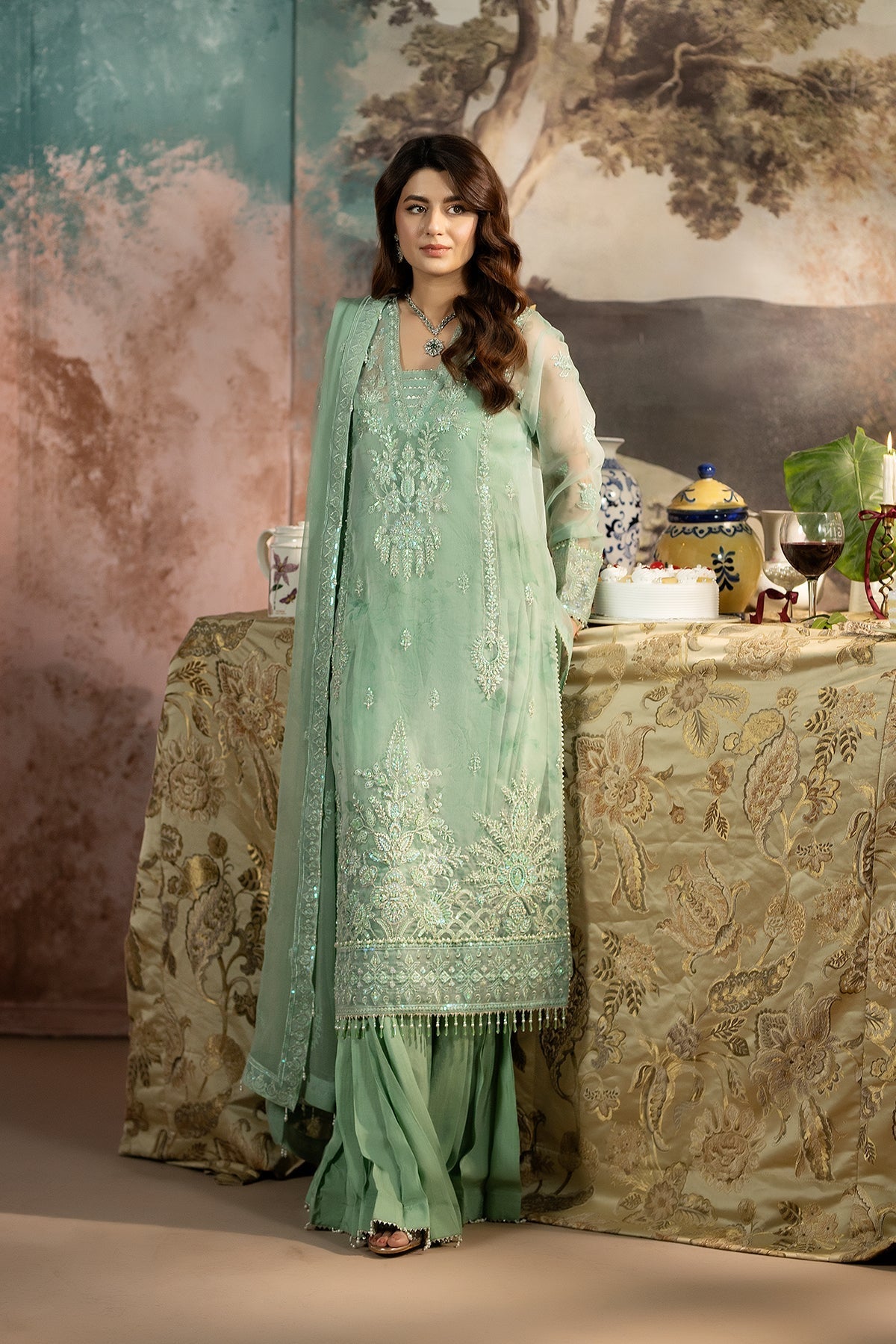 Raeesa Premium | Kimora Luxury Organza | HU-67-6