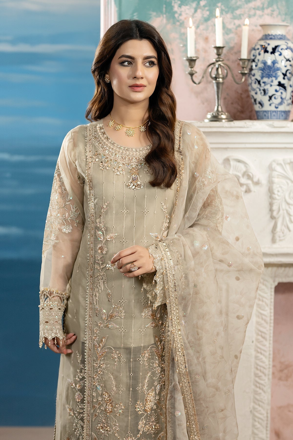 Raeesa Premium | Kimora Luxury Organza | HU-69-5