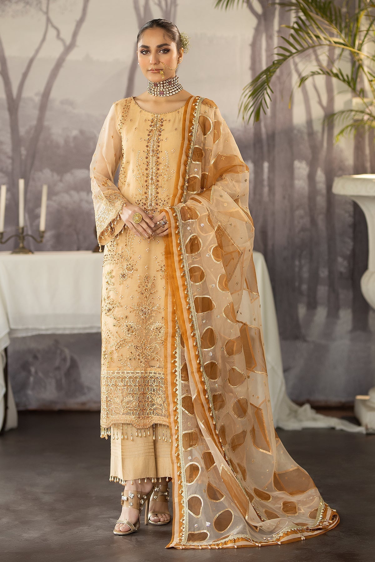 Raeesa Premium | Dehleez Formals | DL-1027 Saazish-E-Ropa -  Raeesa Premium Formal - Original Designer Dress - House of Maryam