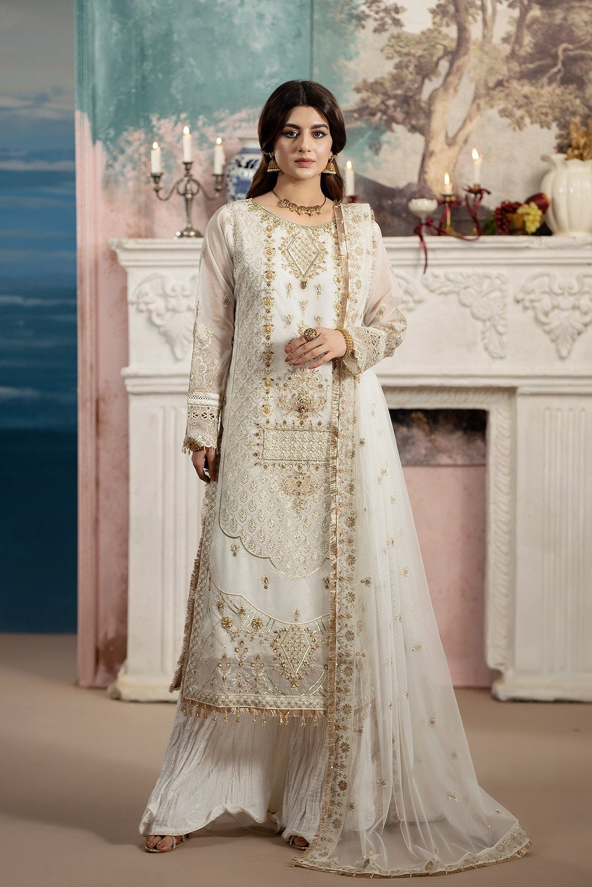 Raeesa Premium | Kimora Luxury Organza | HU-64