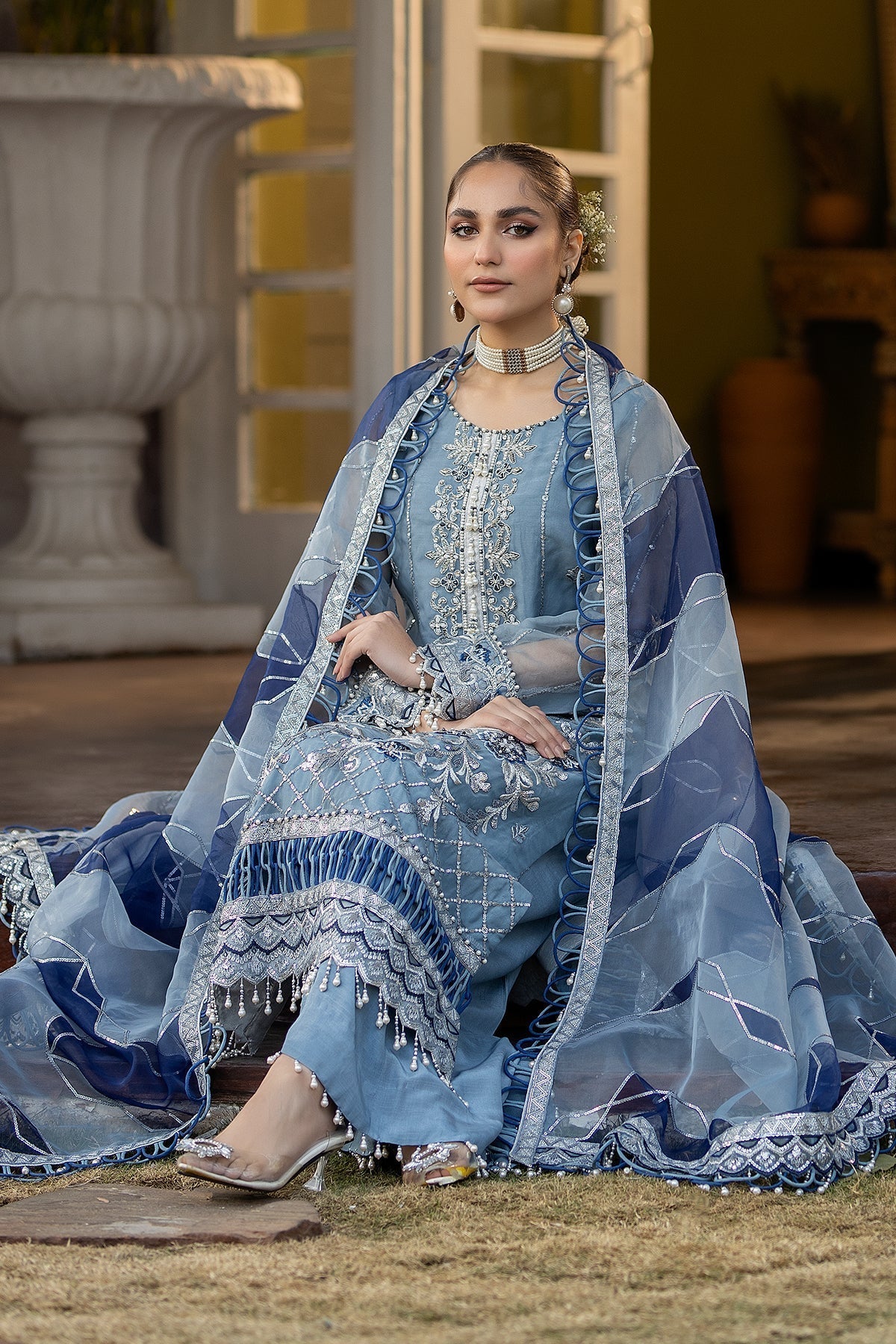 Raeesa Premium | Dehleez Formals | DL-1028 Khayali -  Raeesa Premium Formal - Original Designer Dress - House of Maryam