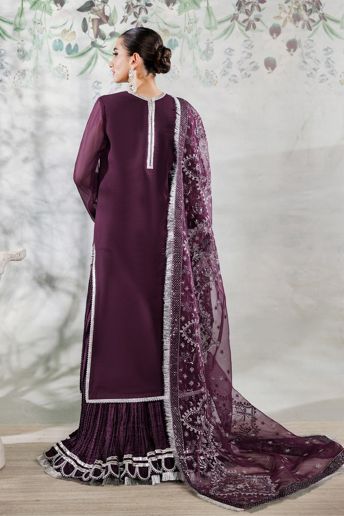Alizeh | Ready to wear | Purple Dress 3 piece - RTW1023
