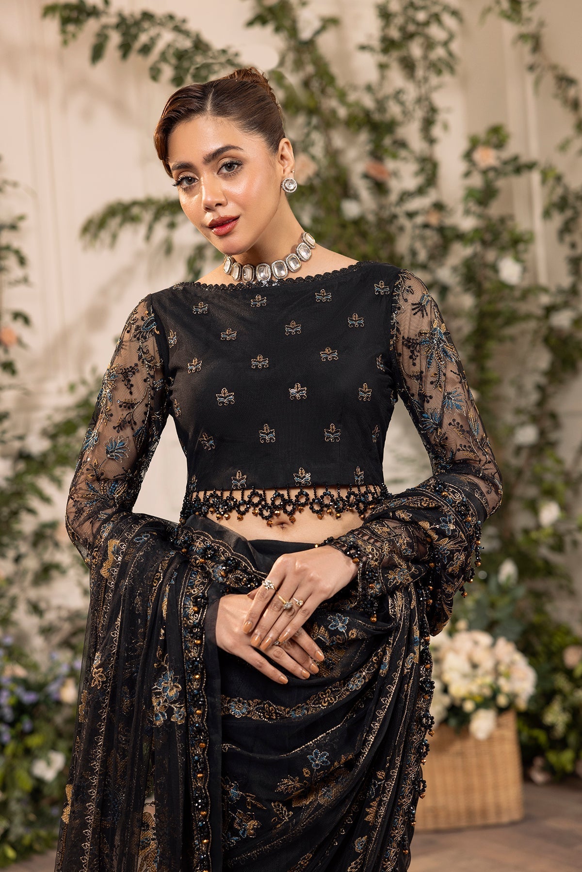 House of Nawab | Azalea Luxury Formals | DOUHA by Designer House of Nawab - House of Maryam - Pakistani Designer Ethnic Wear in {{ shop.shopifyCountryName }}