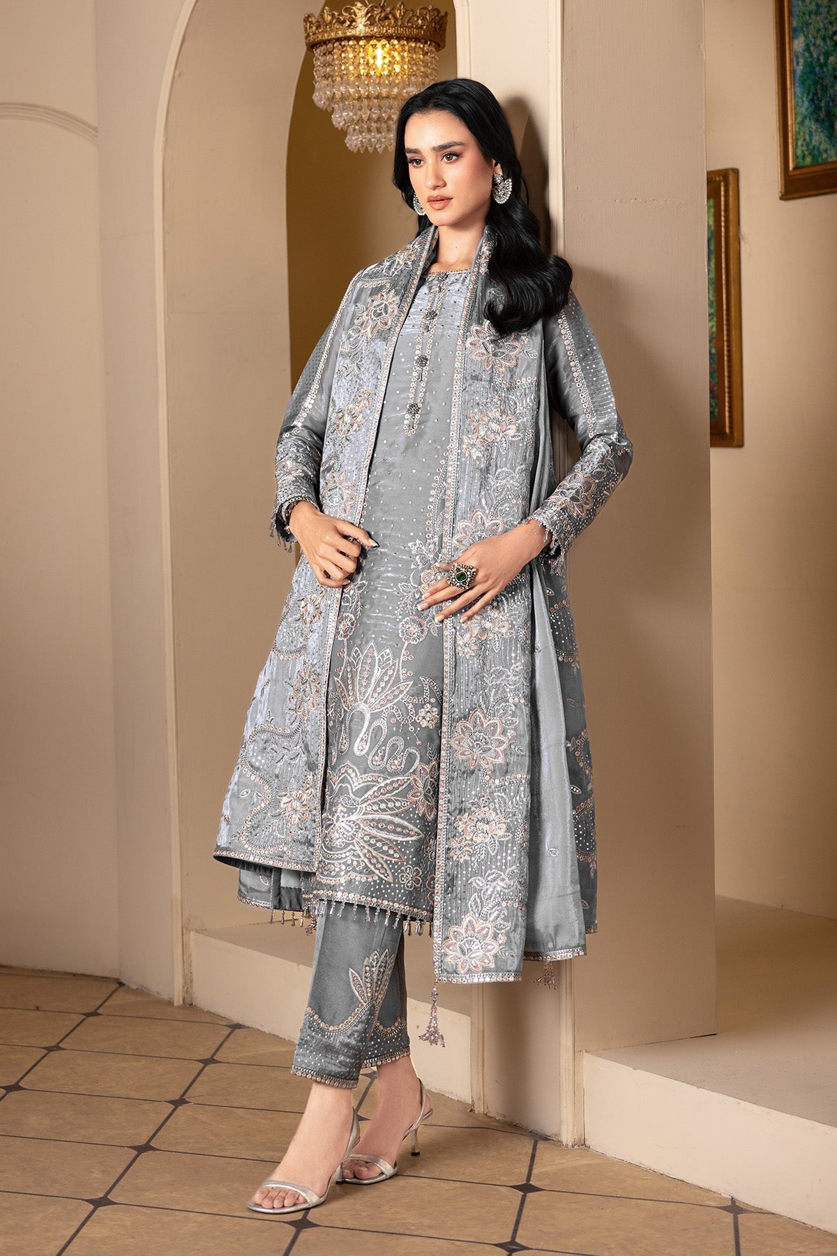 Alizeh | Aaina A Reflection of Elegance | AF-SS-2239-Kundan, image 6