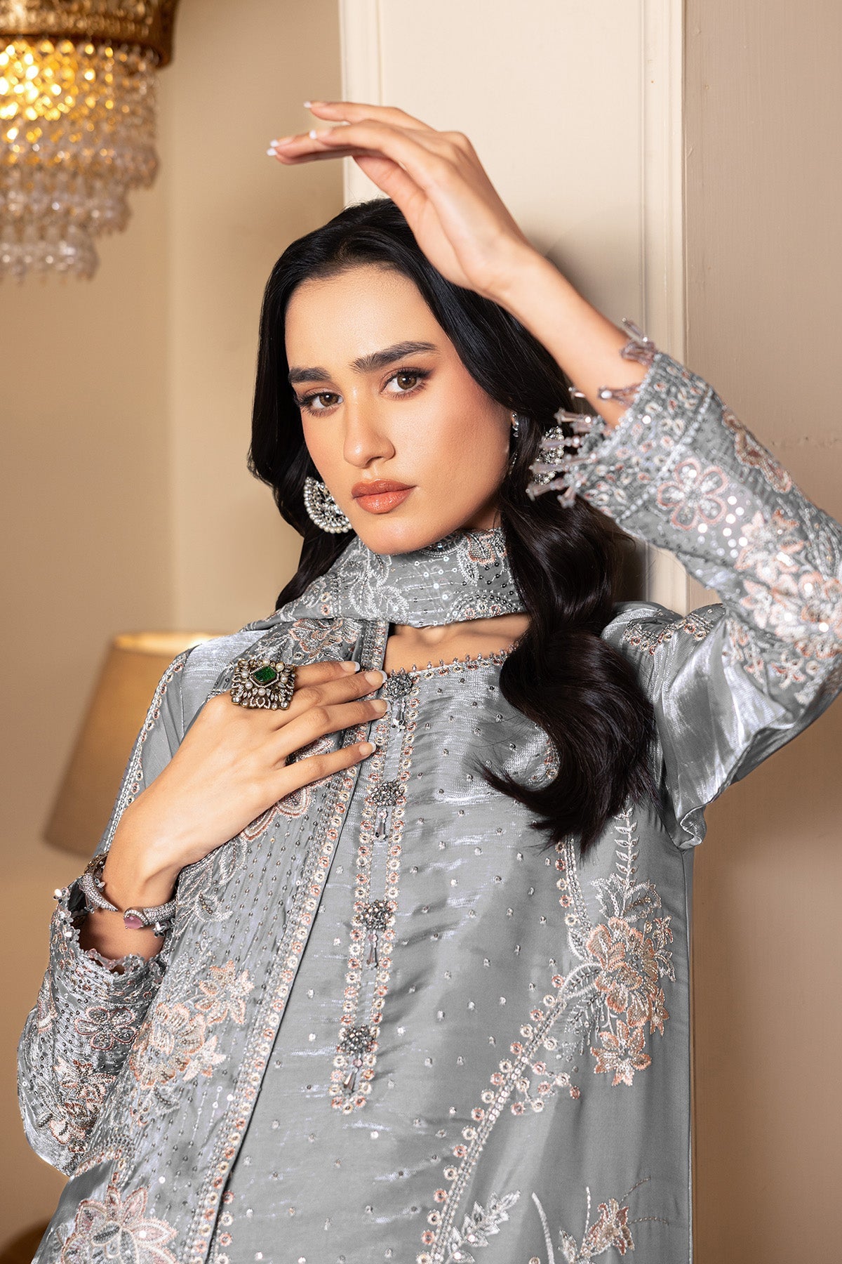 Alizeh | Aaina A Reflection of Elegance | AF-SS-2239-Kundan, image 3