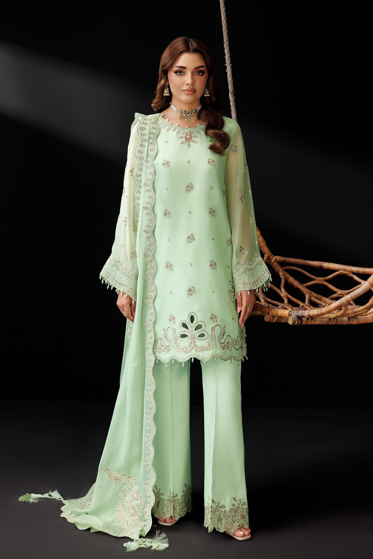 Alizeh | Dua Formals 26 | AF-DUA-3038-Opaline, image 3