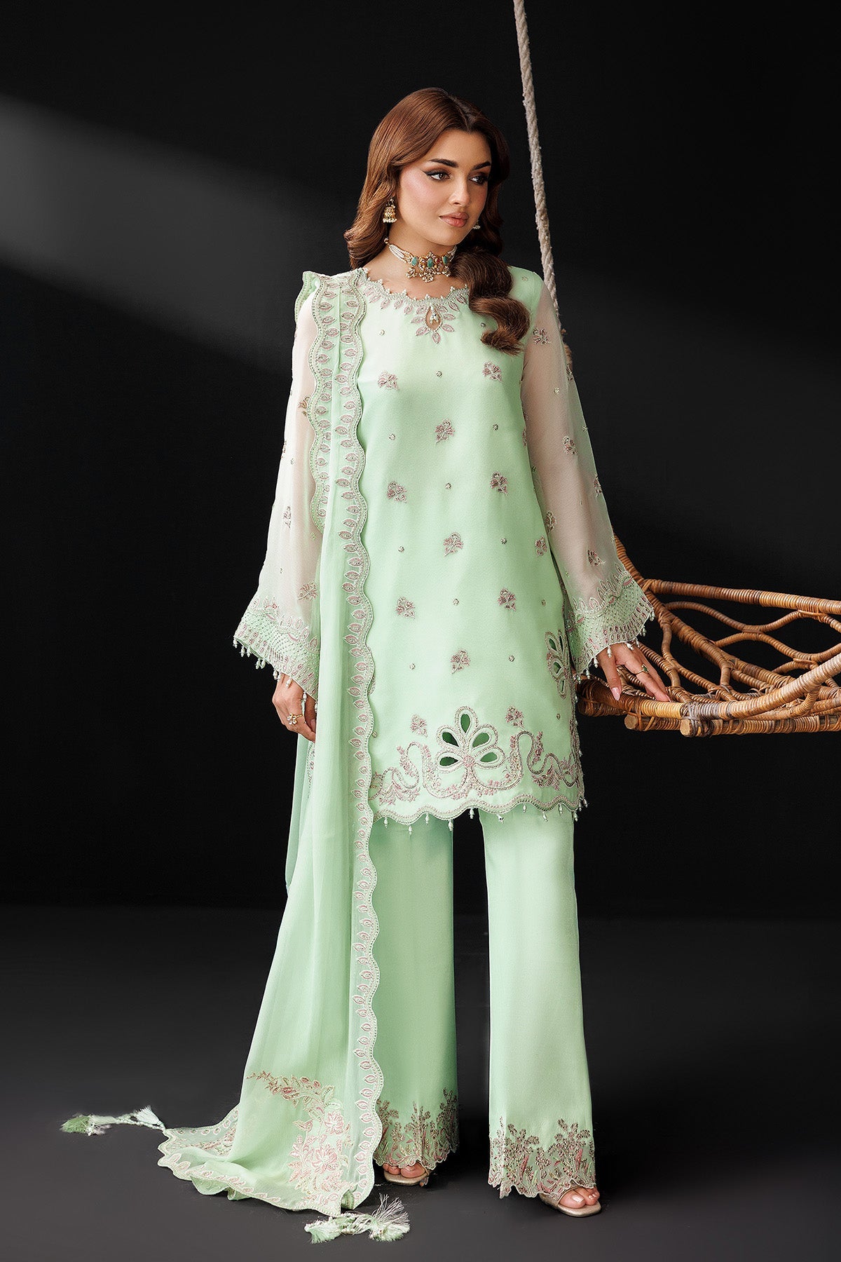 Alizeh | Dua Formals 26 | AF-DUA-3038-Opaline, image 4
