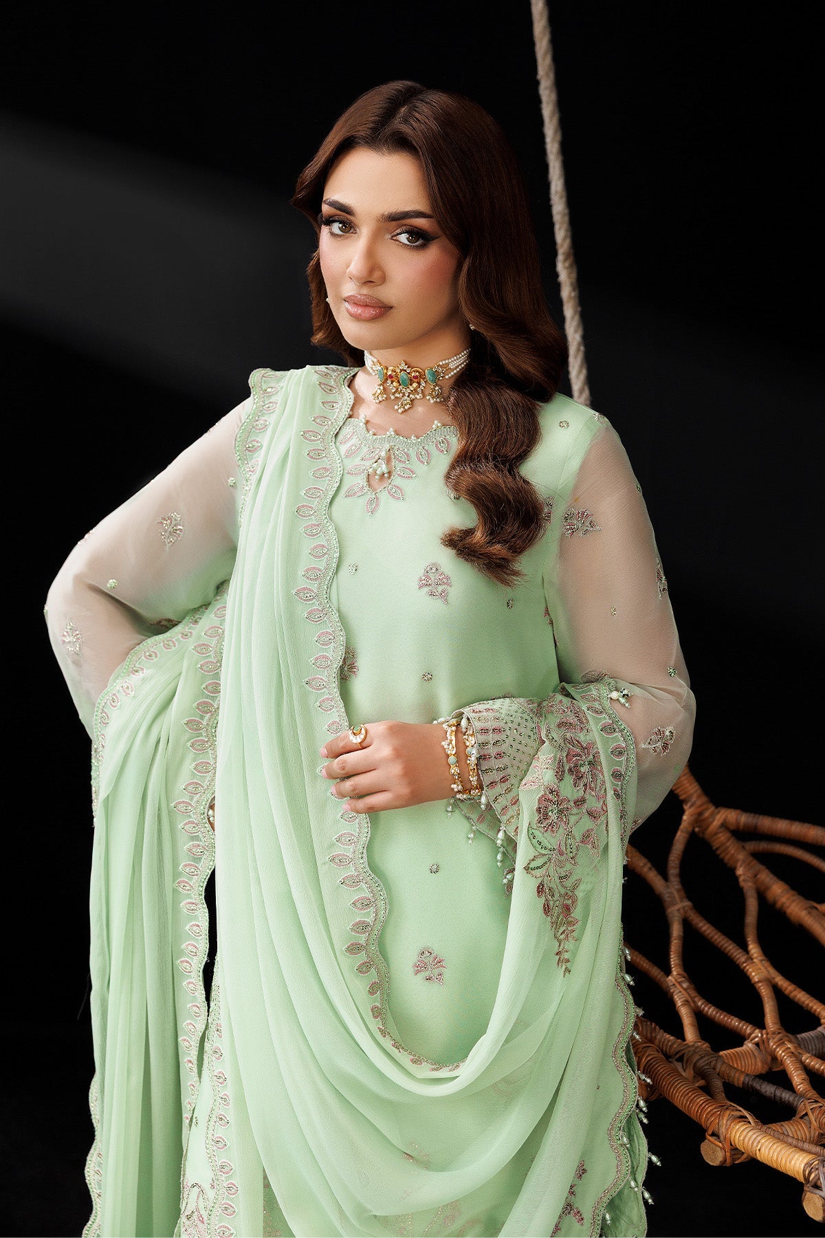 Alizeh | Dua Formals 26 | AF-DUA-3038-Opaline, image 8
