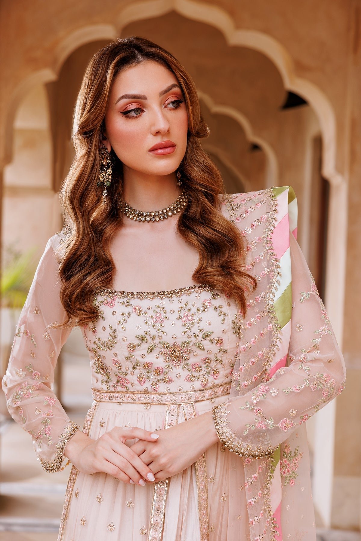 Mina Kashif | Shahbano Luxury Pret 24 | Jazmin -  Mina Kashif Luxury - Original Designer Dress - House of Maryam