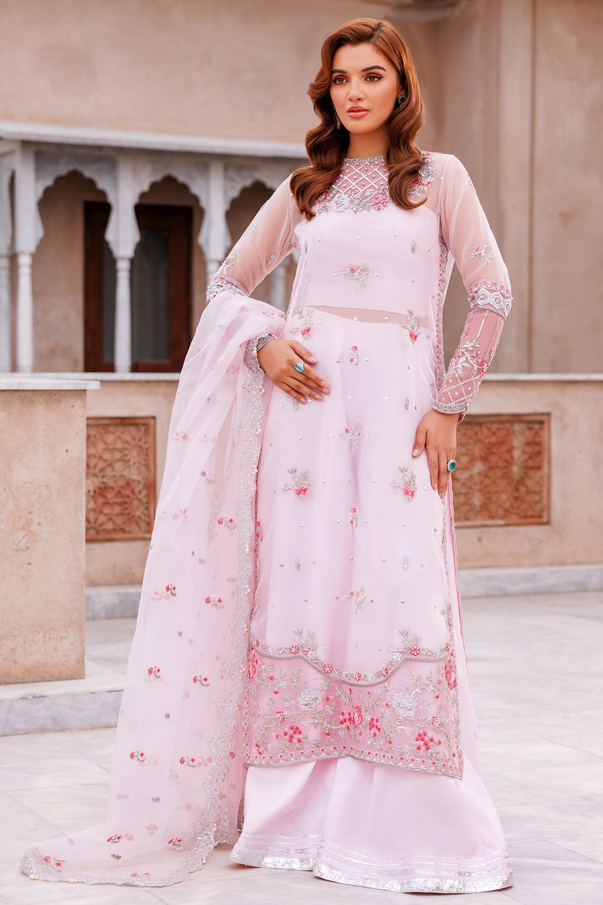 Mina Kashif | Shahbano Luxury Pret 24 | Malook by Designer Mina Kashif - House of Maryam - Pakistani Designer Ethnic Wear in {{ shop.shopifyCountryName }}