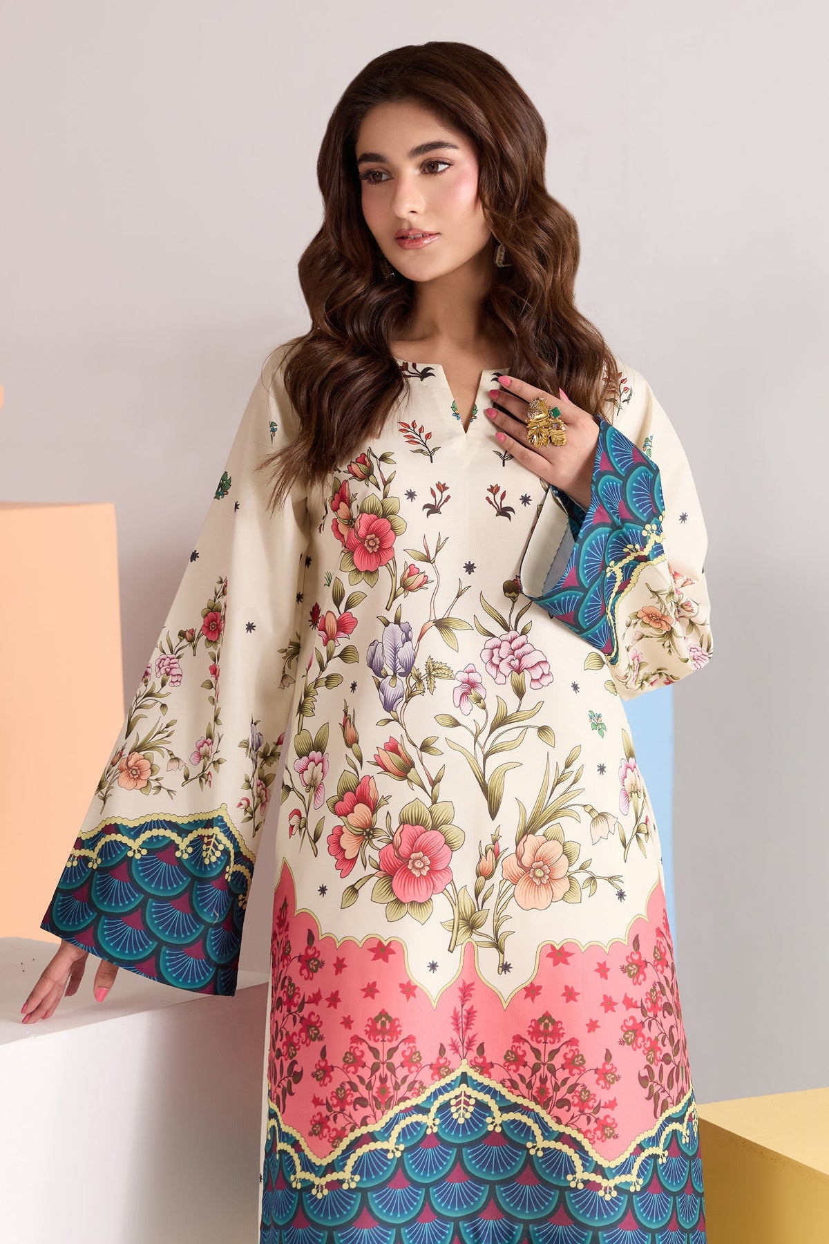 Alizeh | Printed Lawn | AF-PL-6072-Polka-5