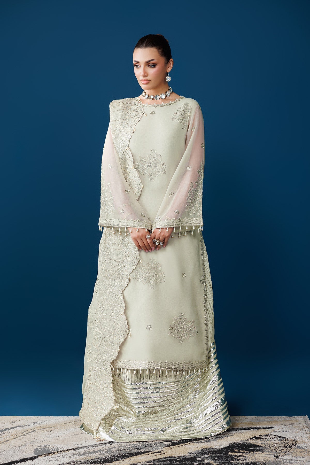 Alizeh | Dua Formals 26 | AF-DUA-3036-Dew Drop, image 3