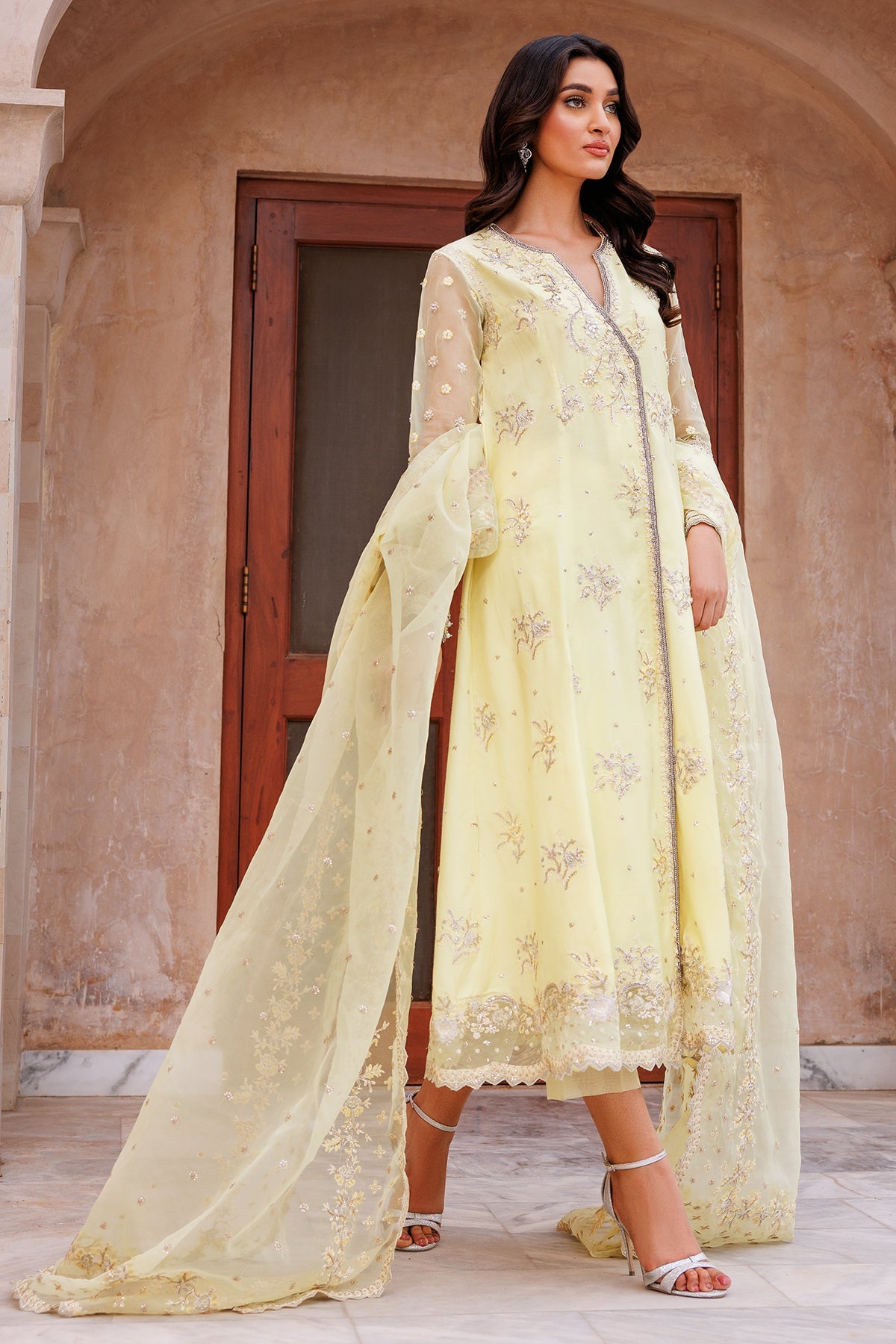 Mina Kashif | Shahbano Luxury Pret 24 | Abira -  Mina Kashif Luxury - Original Designer Dress - House of Maryam