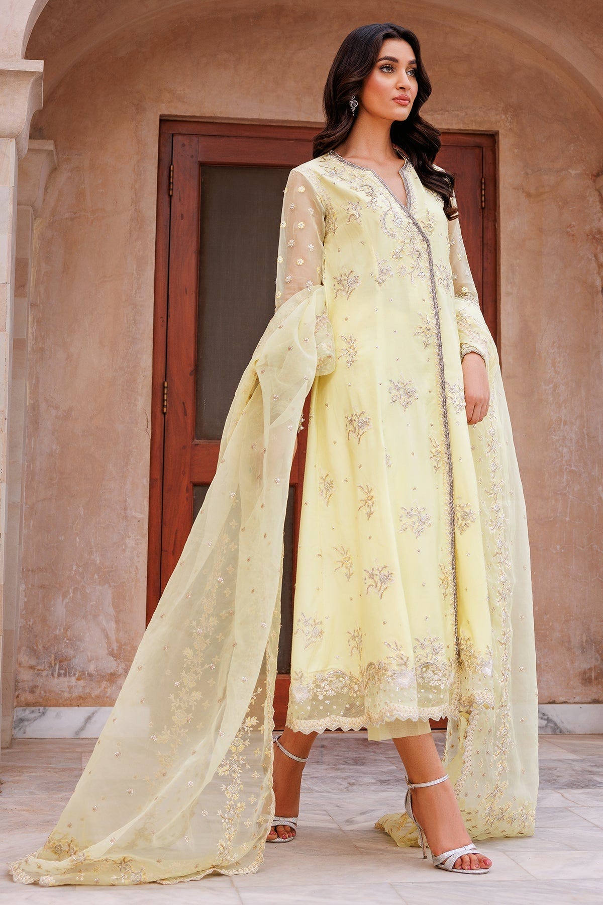 Mina Kashif | Shahbano Luxury Pret 24 | Abira -  Mina Kashif Luxury - Original Designer Dress - House of Maryam