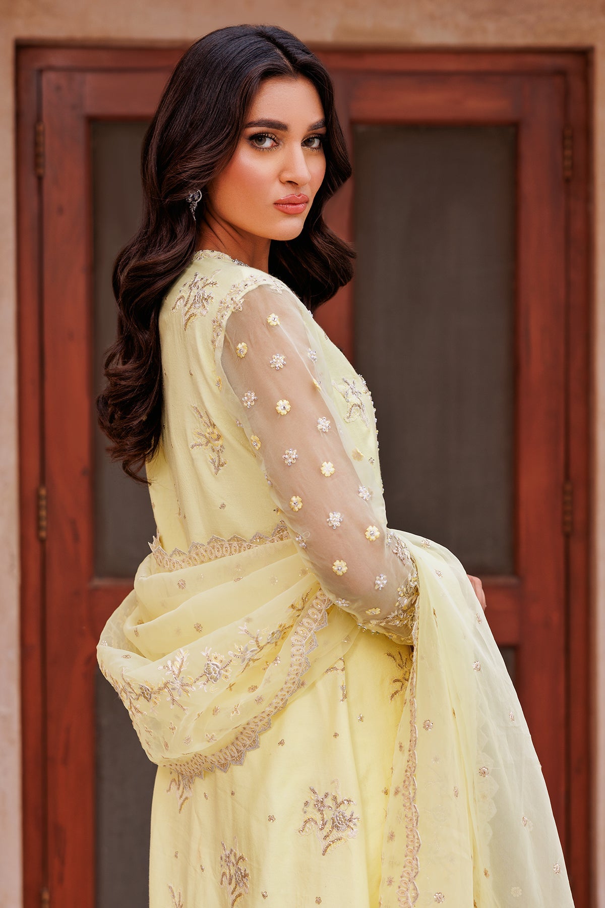 Mina Kashif | Shahbano Luxury Pret 24 | Abira -  Mina Kashif Luxury - Original Designer Dress - House of Maryam
