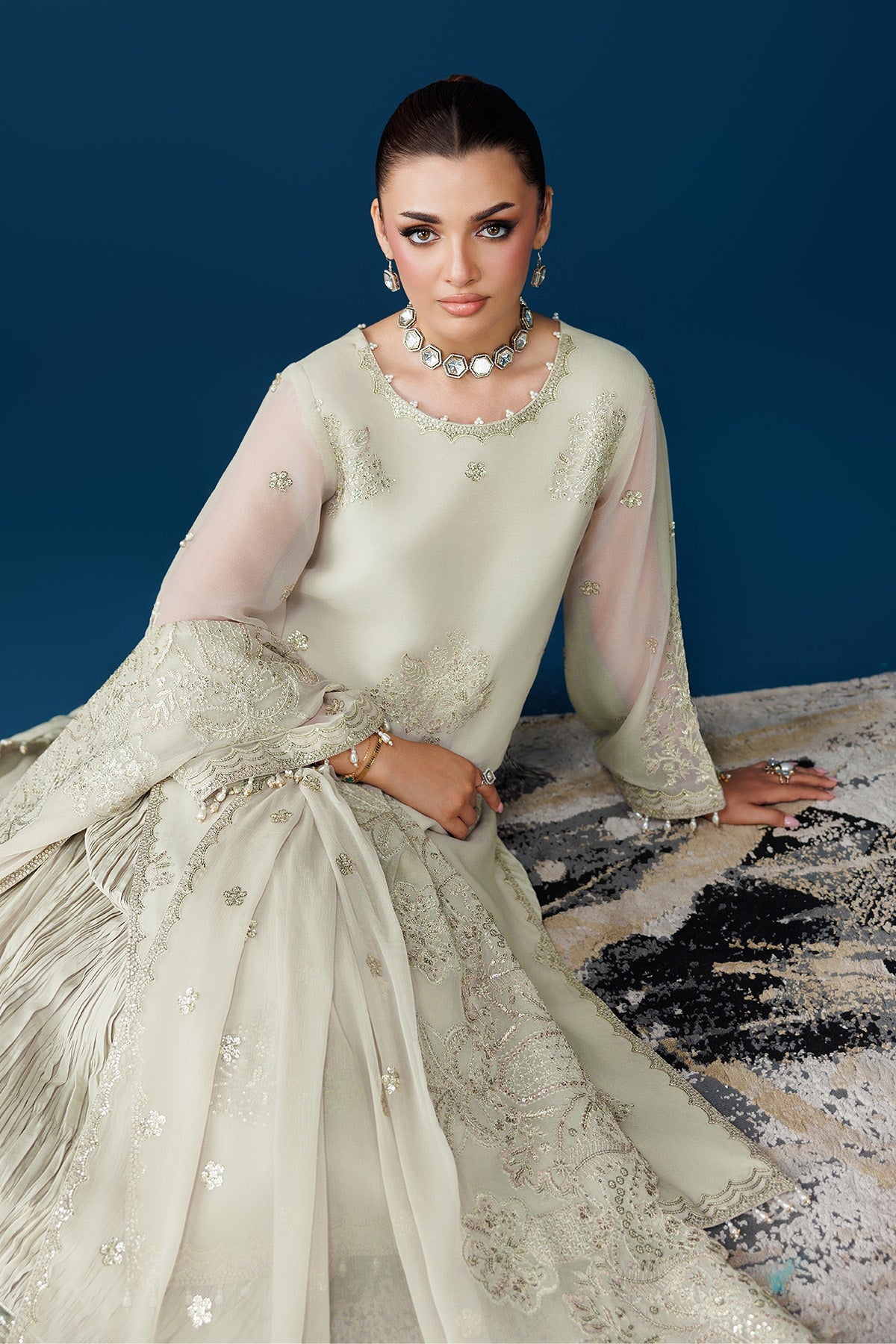 Alizeh | Dua Formals 26 | AF-DUA-3036-Dew Drop, image 6