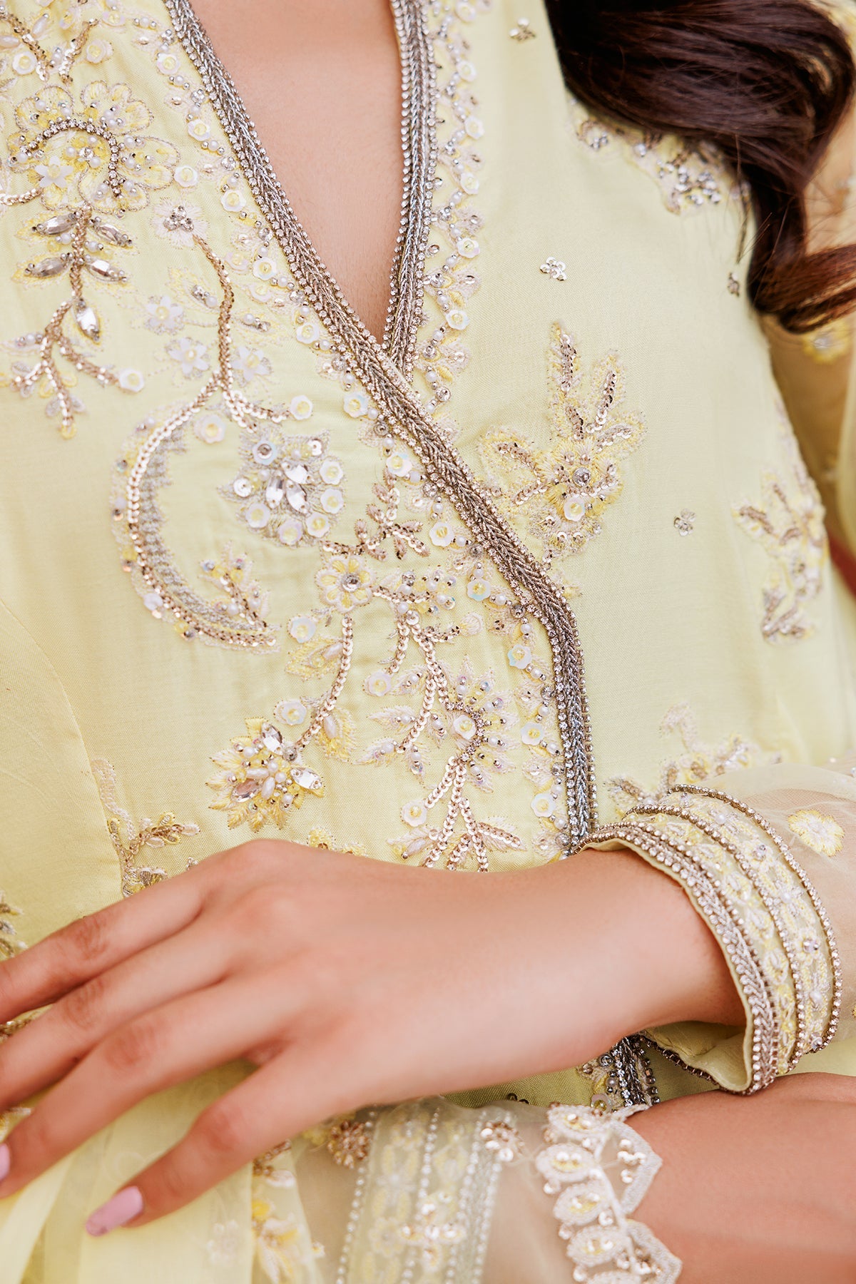 Mina Kashif | Shahbano Luxury Pret 24 | Abira -  Mina Kashif Luxury - Original Designer Dress - House of Maryam