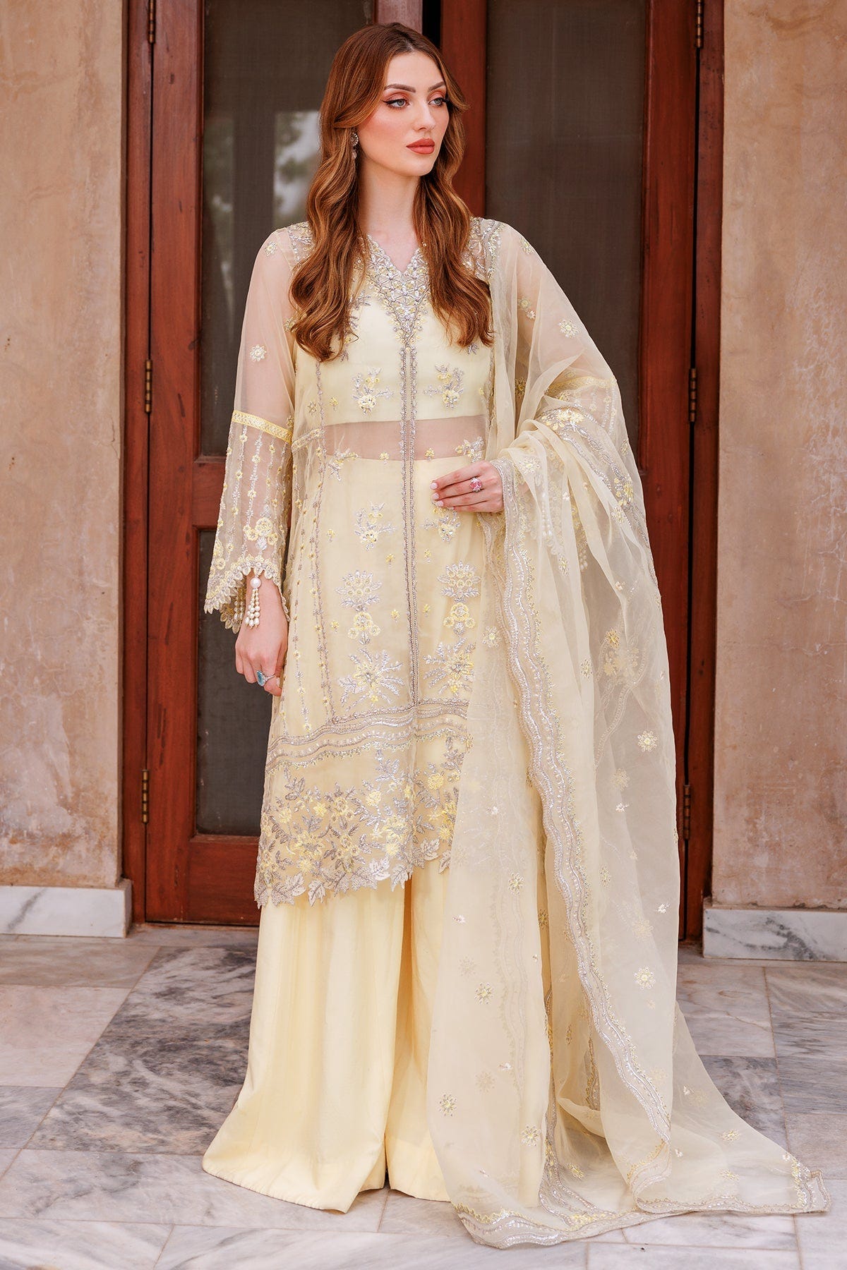 Mina Kashif | Shahbano Luxury Pret 24 | Reem -  Mina Kashif Luxury - Original Designer Dress - House of Maryam