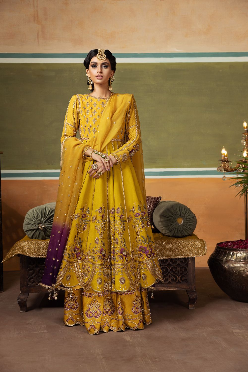 Erum Khan | Begham Jaan Bridal Formals | SEPIA -  Erum Khan Bridal - Original Designer Dress - House of Maryam