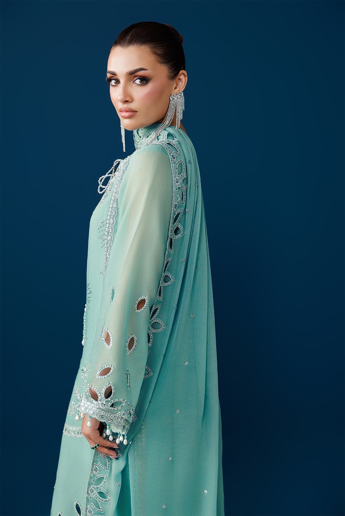 Alizeh | Dua Formals 26 | AF-DUA-3034-Sea Glass-6