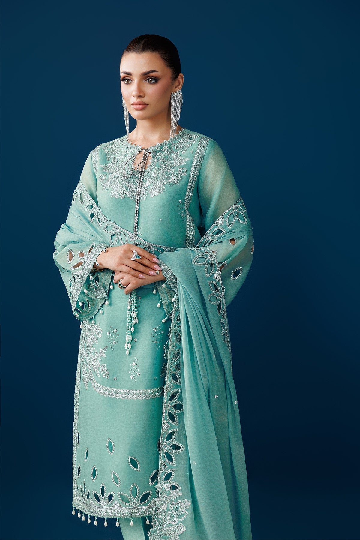 Alizeh | Dua Formals 26 | AF-DUA-3034-Sea Glass-5