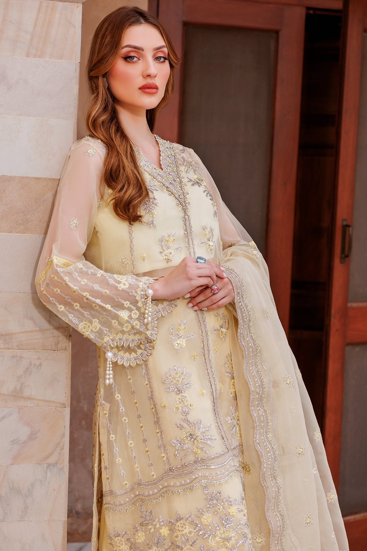 Mina Kashif | Shahbano Luxury Pret 24 | Reem -  Mina Kashif Luxury - Original Designer Dress - House of Maryam