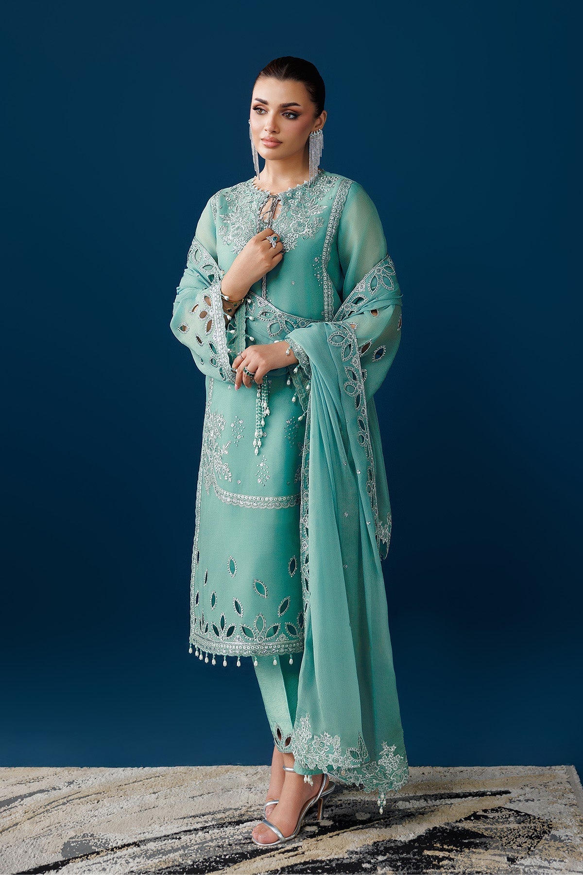 Alizeh | Dua Formals 26 | AF-DUA-3034-Sea Glass-4