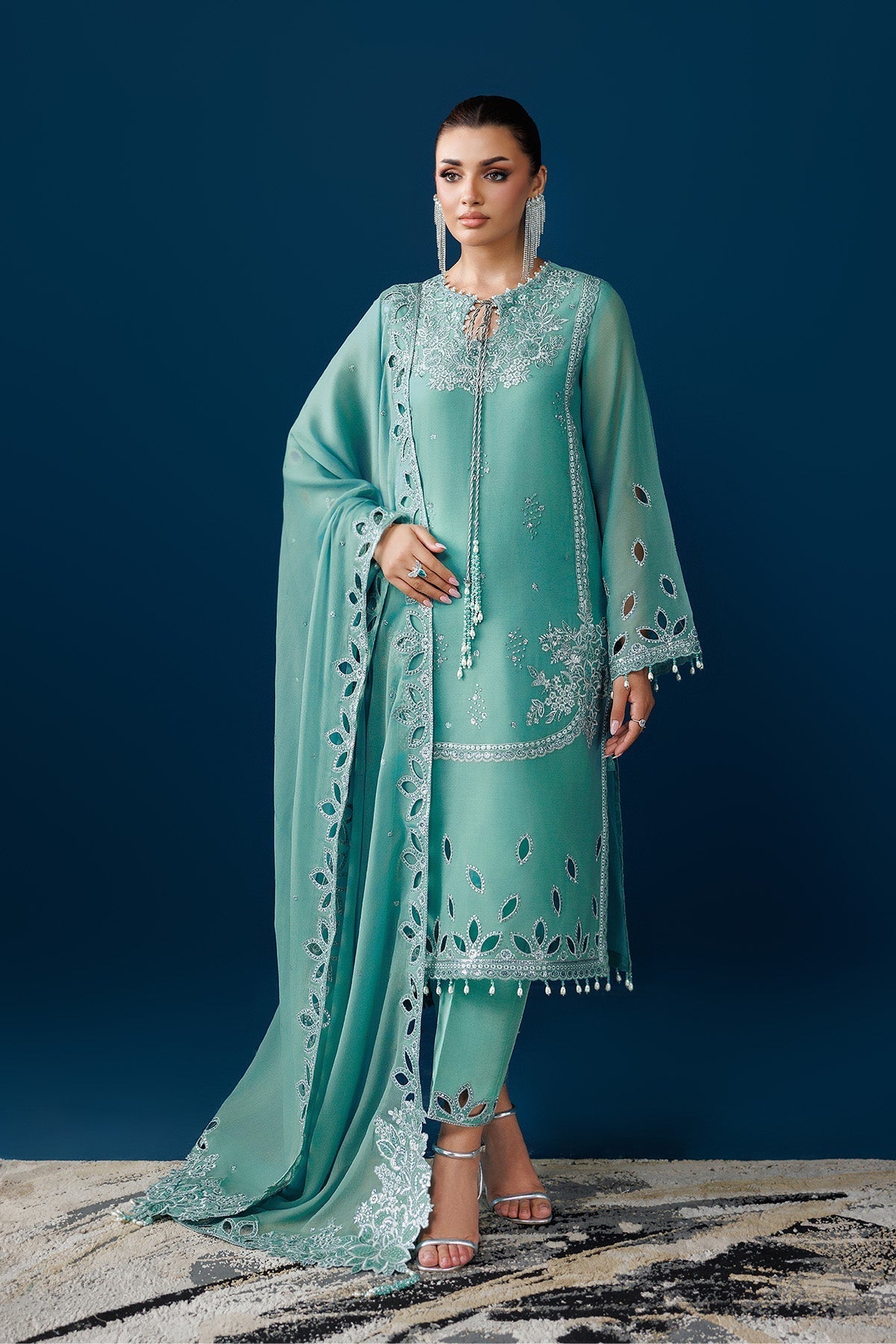 Alizeh | Dua Formals 26 | AF-DUA-3034-Sea Glass-3