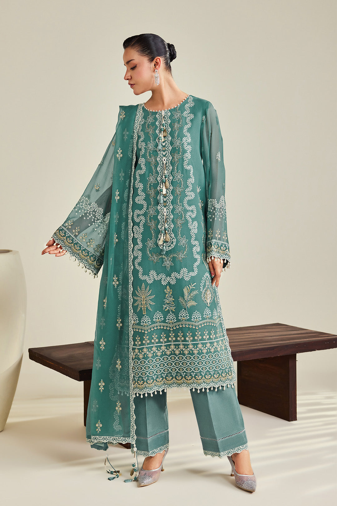 Alizeh | Dhaagay Formals |AF-DHG-5052-Zarqa, image 7