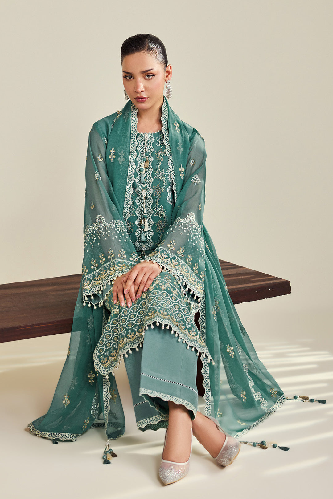 Alizeh | Dhaagay Formals |AF-DHG-5052-Zarqa, image 9
