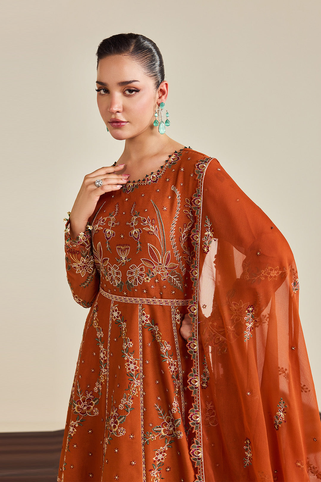 Alizeh | Dhaagay Formals | AF-DHG-5048-Zumar, image 4