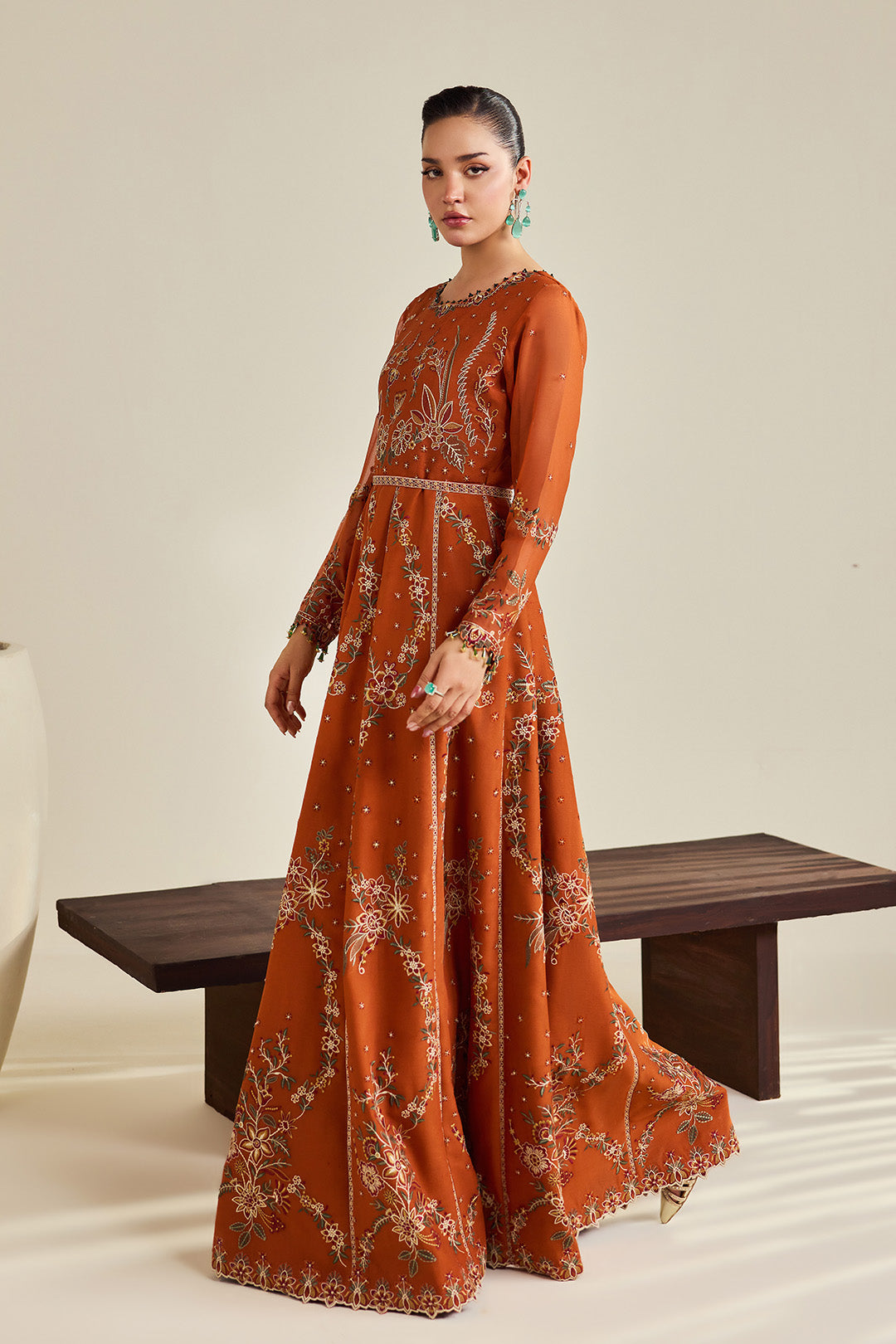 Alizeh | Dhaagay Formals | AF-DHG-5048-Zumar, image 5