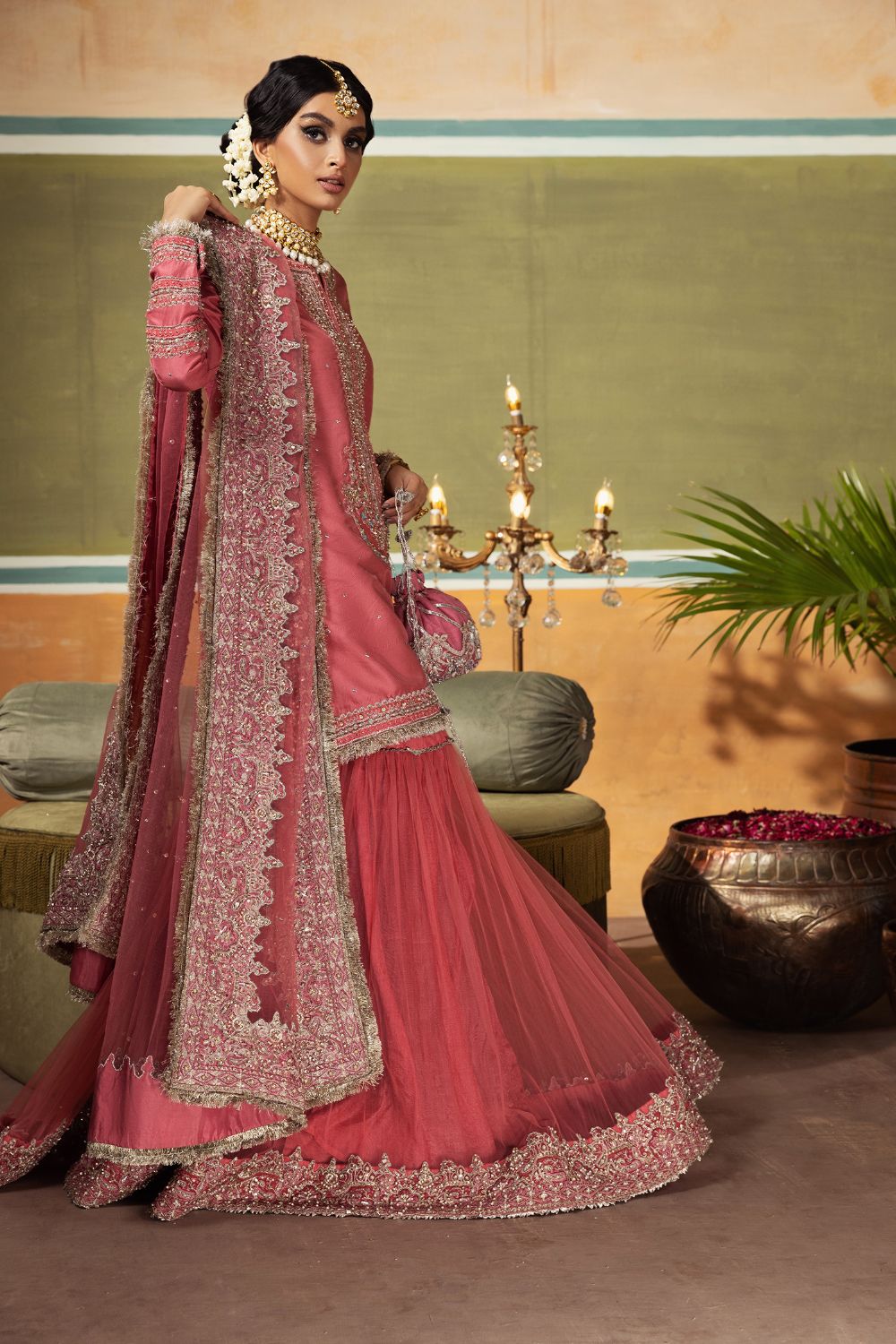 Erum Khan | Begham Jaan Bridal Formals | MOMI -  Erum Khan Bridal - Original Designer Dress - House of Maryam
