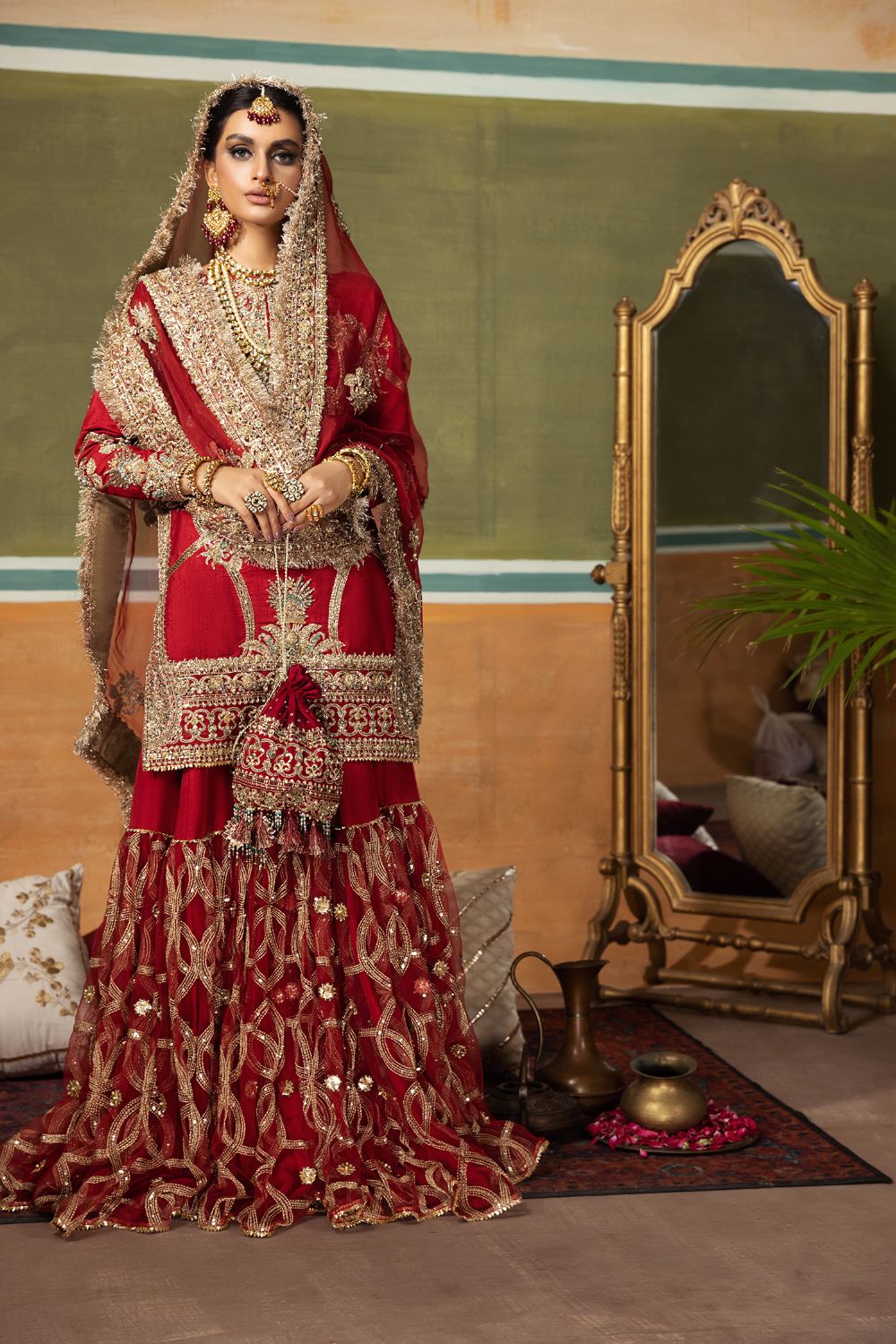 Erum Khan | Begham Jaan Bridal Formals | AMAR -  Erum Khan Bridal - Original Designer Dress - House of Maryam