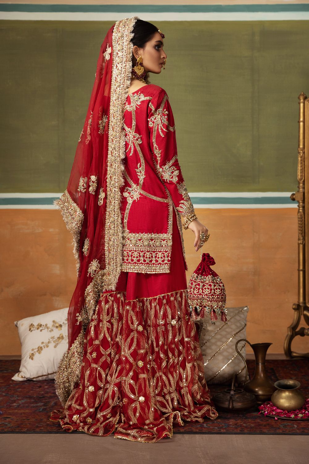 Erum Khan | Begham Jaan Bridal Formals | AMAR -  Erum Khan Bridal - Original Designer Dress - House of Maryam
