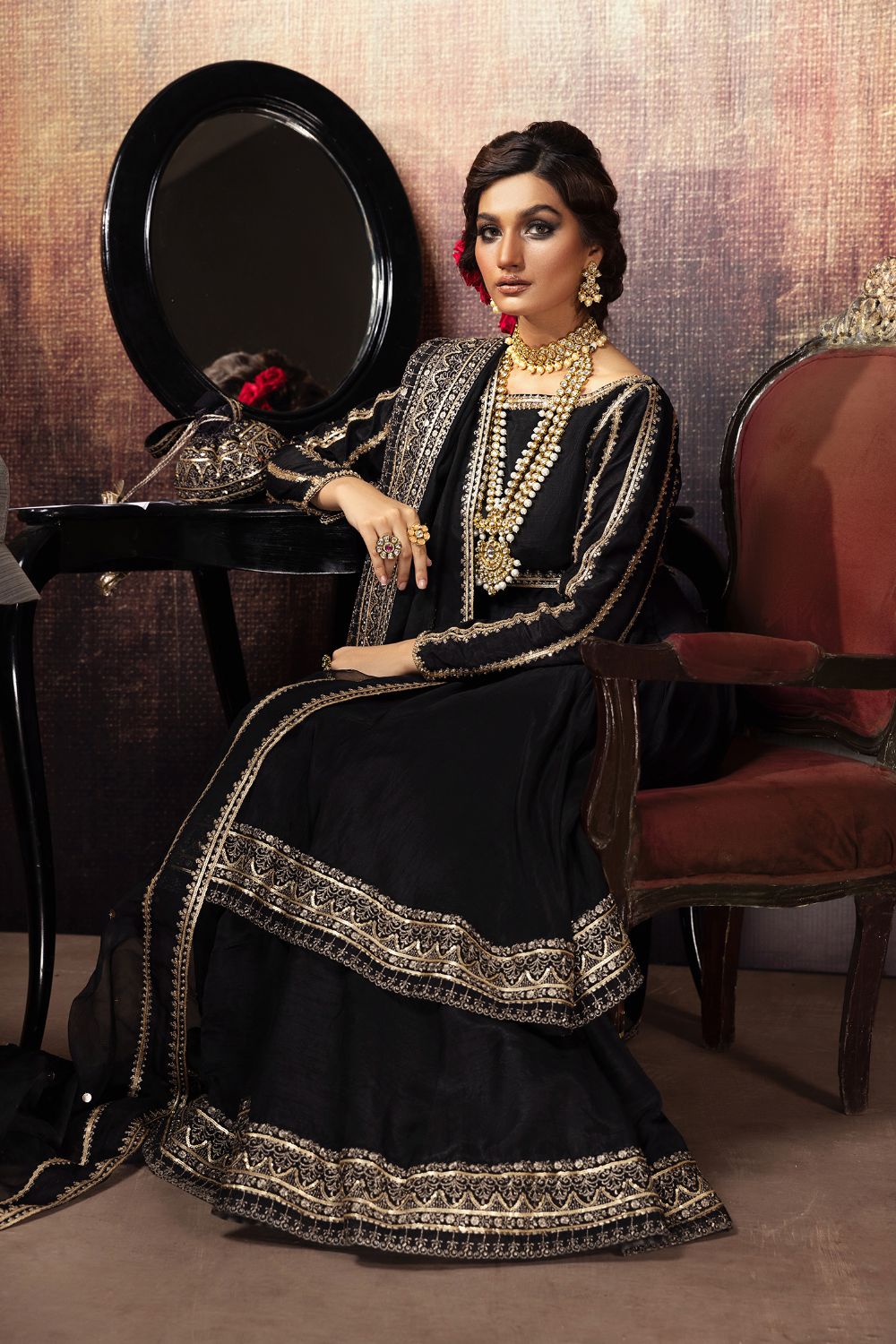 Erum Khan | Begham Jaan Bridal Formals | SHAHNAZ -  Erum Khan Bridal - Original Designer Dress - House of Maryam