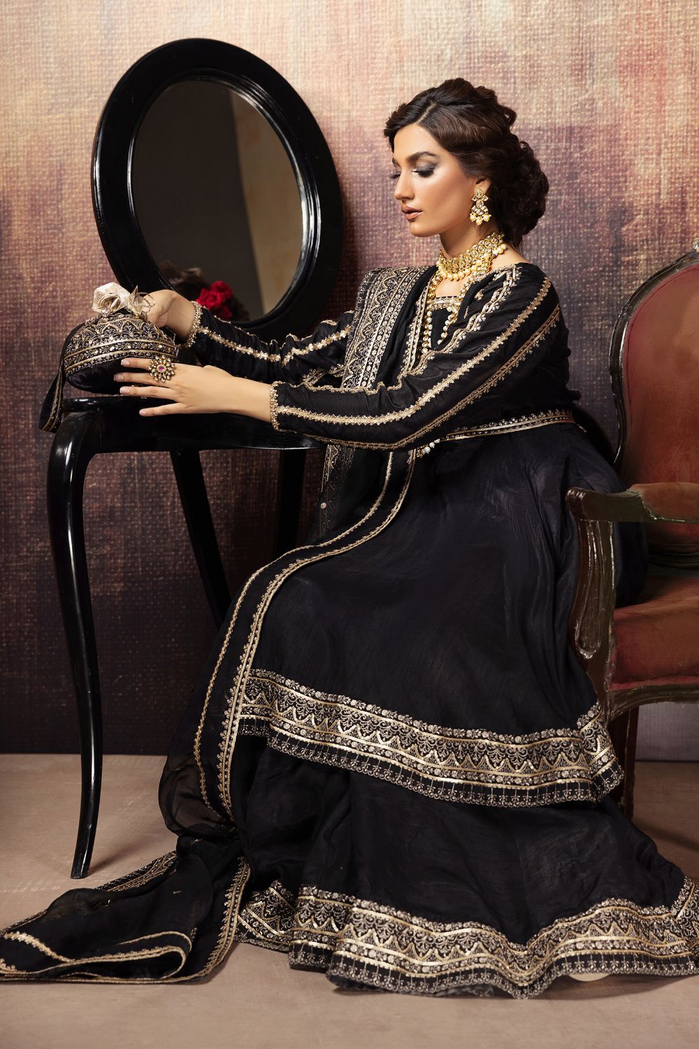 Erum Khan | Begham Jaan Bridal Formals | SHAHNAZ -  Erum Khan Bridal - Original Designer Dress - House of Maryam