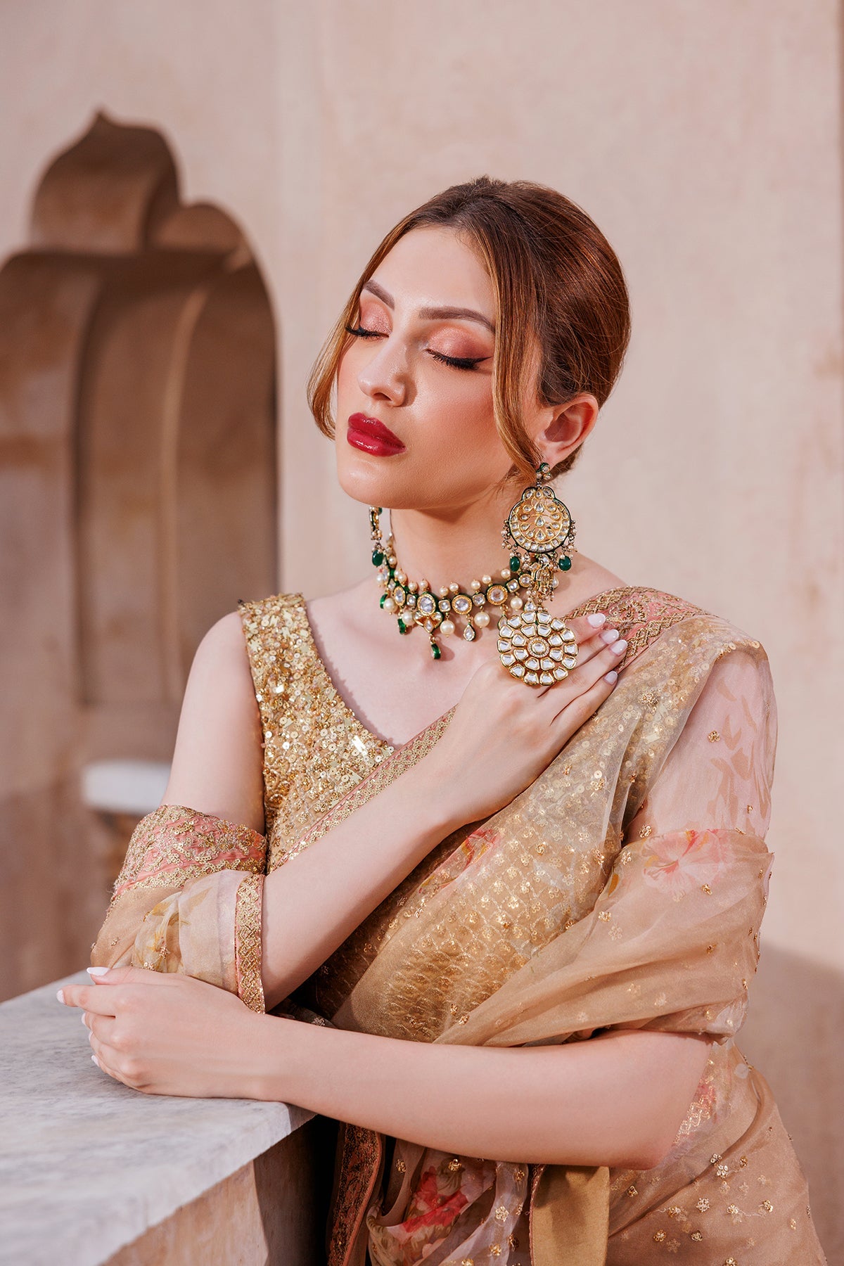 Mina Kashif | Shahbano Luxury Pret 24 | Zymal -  Mina Kashif Luxury - Original Designer Dress - House of Maryam