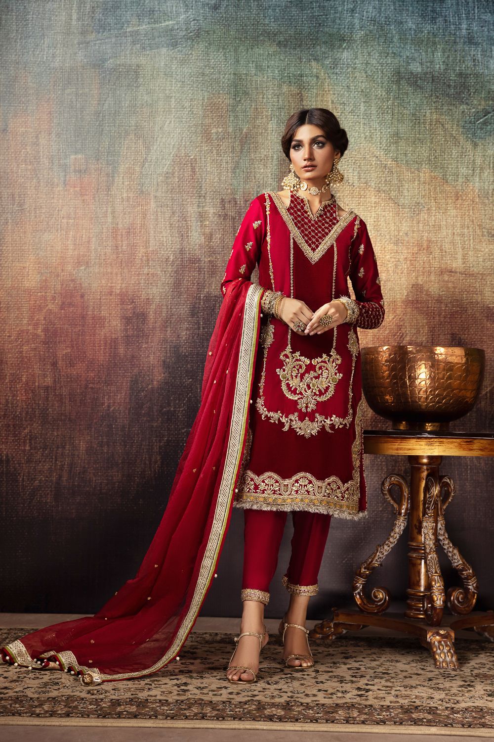 Erum Khan | Begham Jaan Bridal Formals | MALA by Designer Erum Khan - House of Maryam - Pakistani Designer Ethnic Wear in {{ shop.shopifyCountryName }}