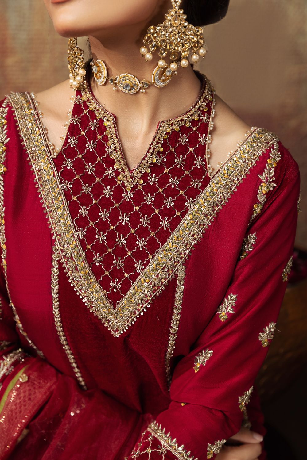 Erum Khan | Begham Jaan Bridal Formals | MALA -  Erum Khan Bridal - Original Designer Dress - House of Maryam