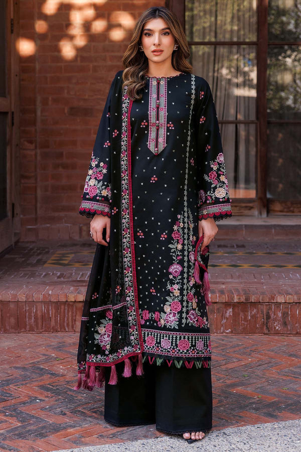 Farasha | Summer Weaves Embroidered Lawn | Ornate Noir -  Farasha Ladies Clothes - Original Designer Dress - House of Maryam